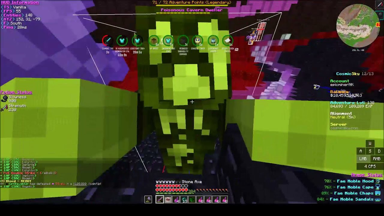 Kiting Chain Caverns - CosmicSky