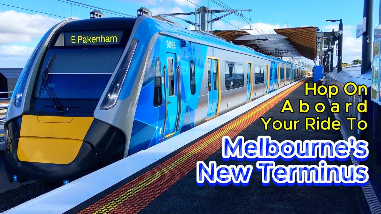 🚈 Train Ride to Melbourne's New Terminus | Walking Tour #travel