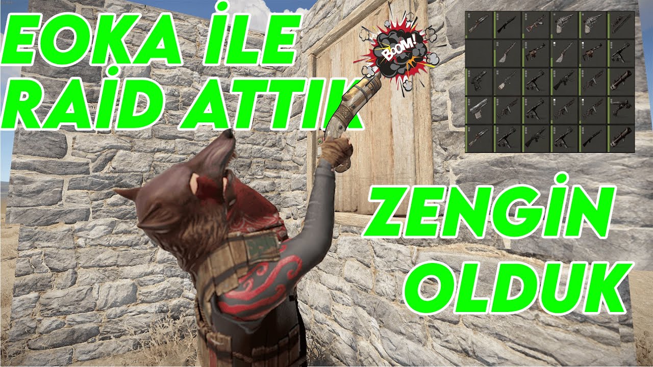 RESMİ SUNUCU'DA &Ccedil;OK İYİ BAŞLANGI&Ccedil; (RUST T&Uuml;RK&Ccedil;E)