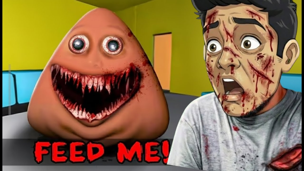 Pou Wants to Eat ME...😱!! Bou's Revenge @noobmastervideos