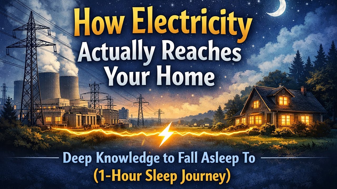 How Electricity Actually Reaches Your Home | Deep Knowledge to Fall Asleep To (1-Hour Sleep Journey)