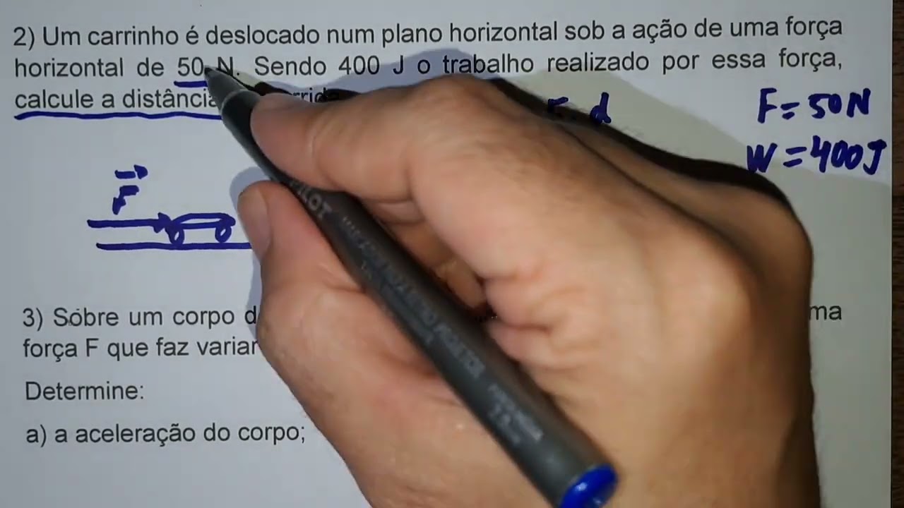 Trabalho de uma força (Aula 01/02)