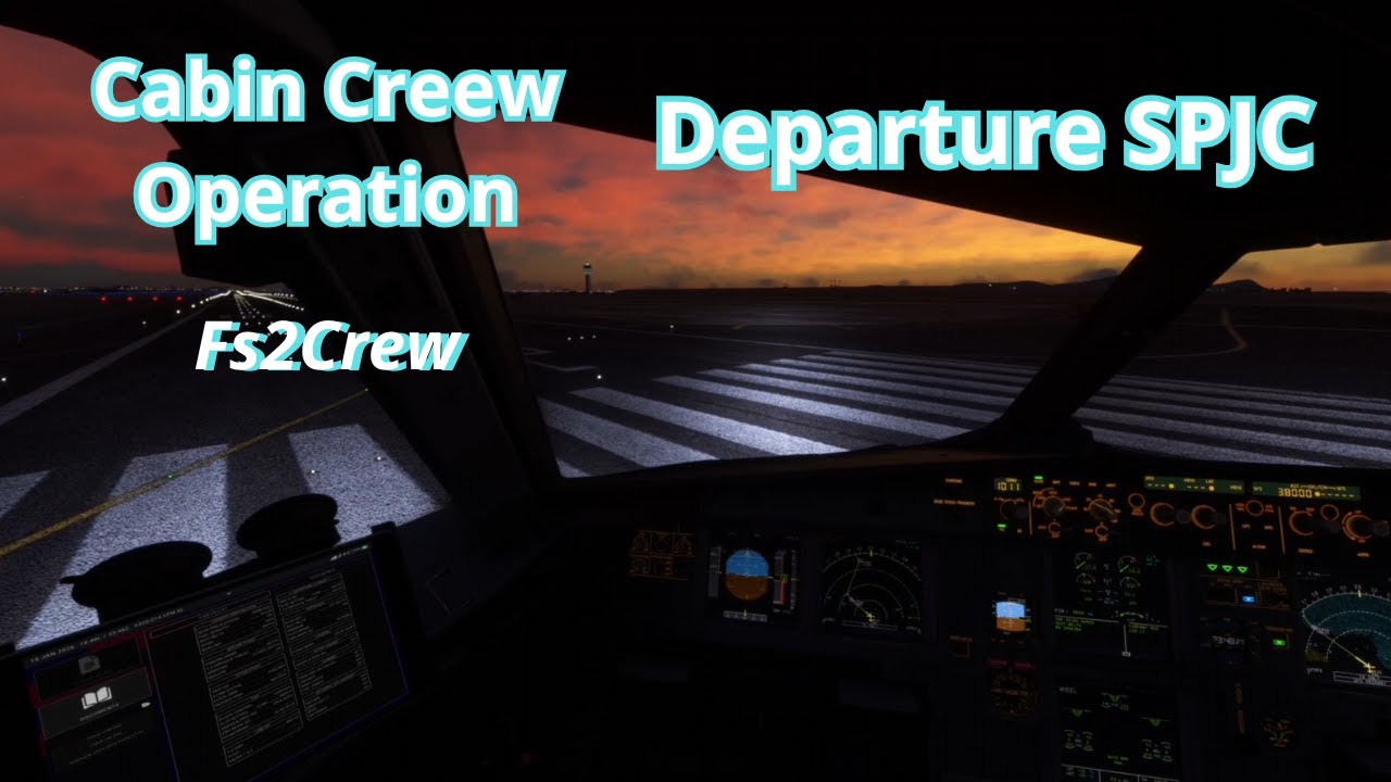 Departure from SPJC on IVAO with Fs2Crew