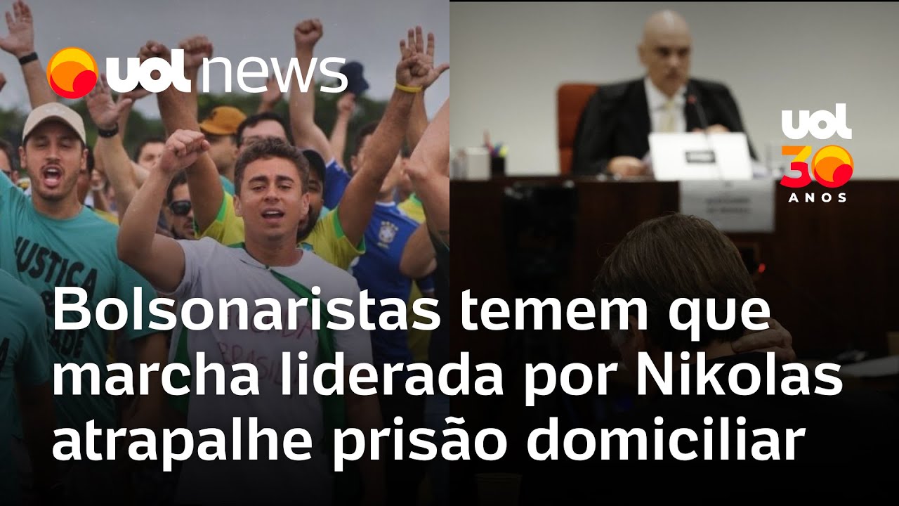 Aliados de Bolsonaro temem que caminhada de Nikolas Ferreira atrapalhe acordo por prisão domiciliar
