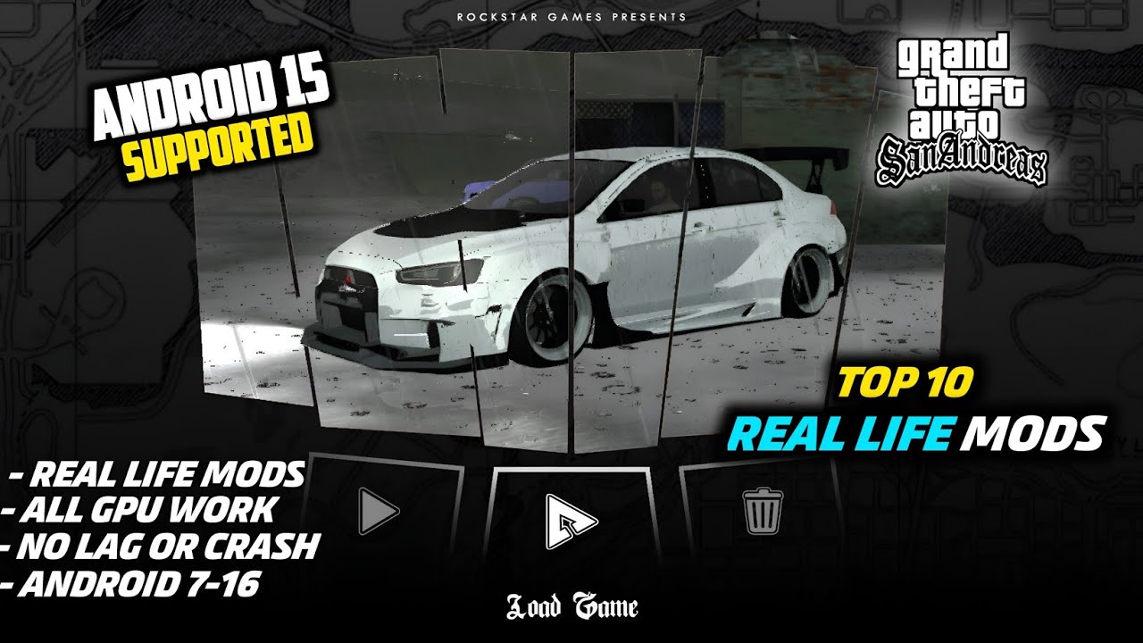 Top 10 Mods to Make GTA San Andreas Android Look Like Real Life 🔥