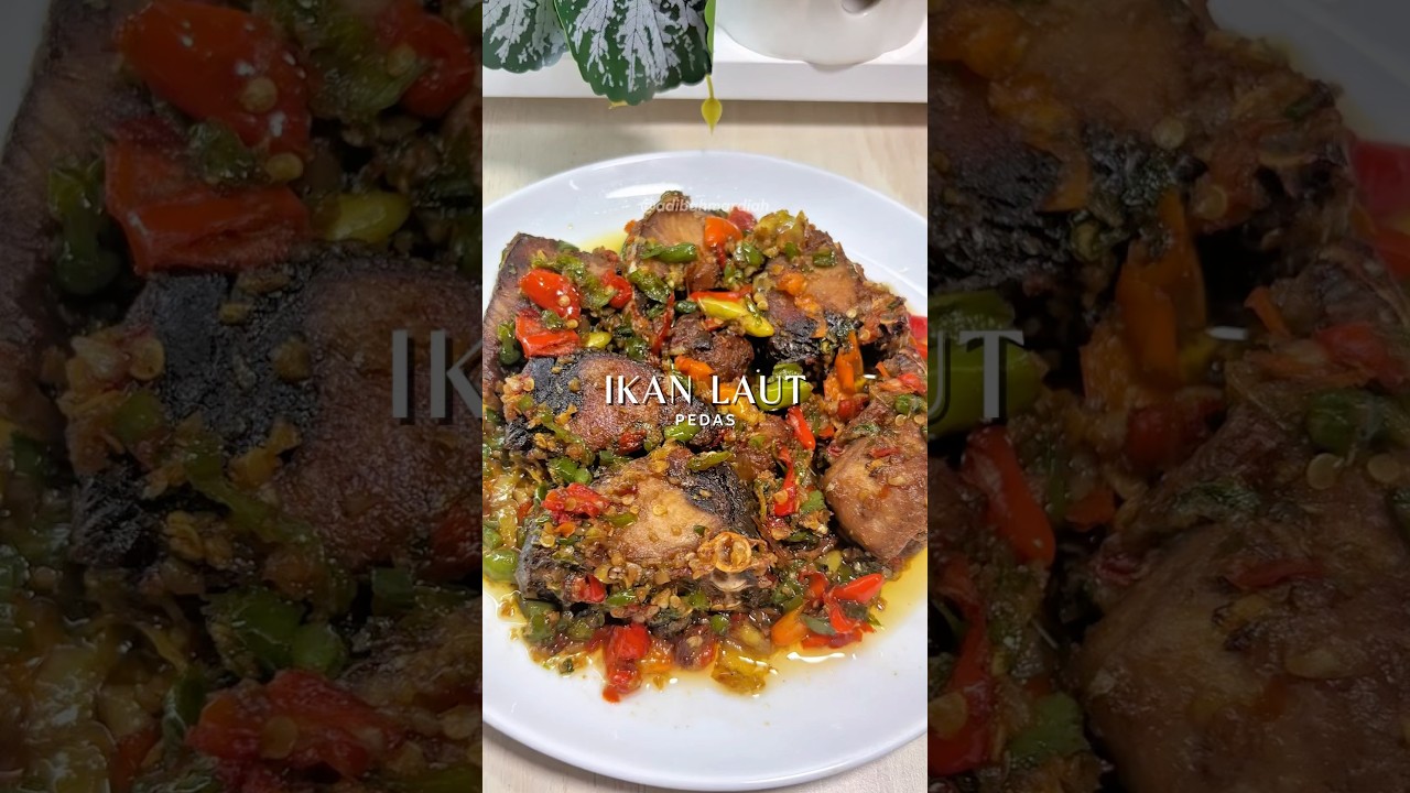 Resep ikan laut pedas #recipe #cooking #food #recommended #resepsimple #masakancepat #masakmasak