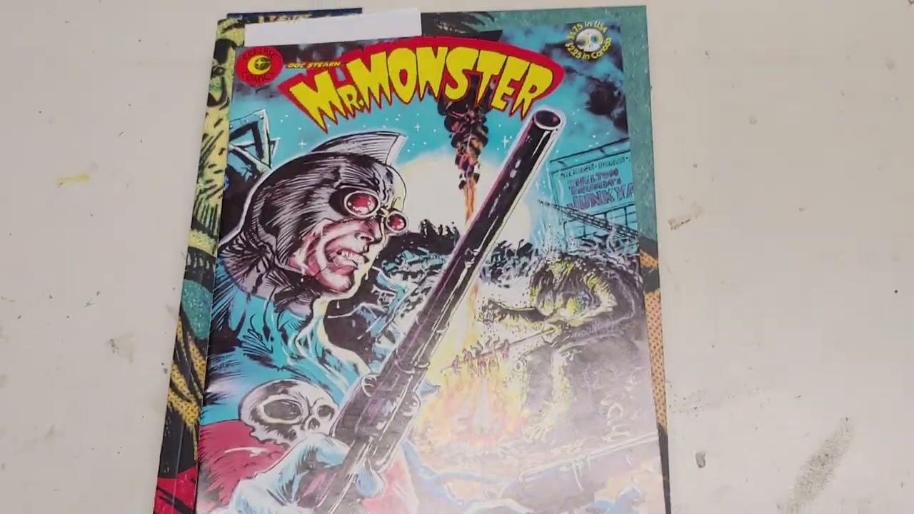 EP221 Four Color Fear : Swamp Monster by Basil Wolverton. 1950s Pre-code Horror.