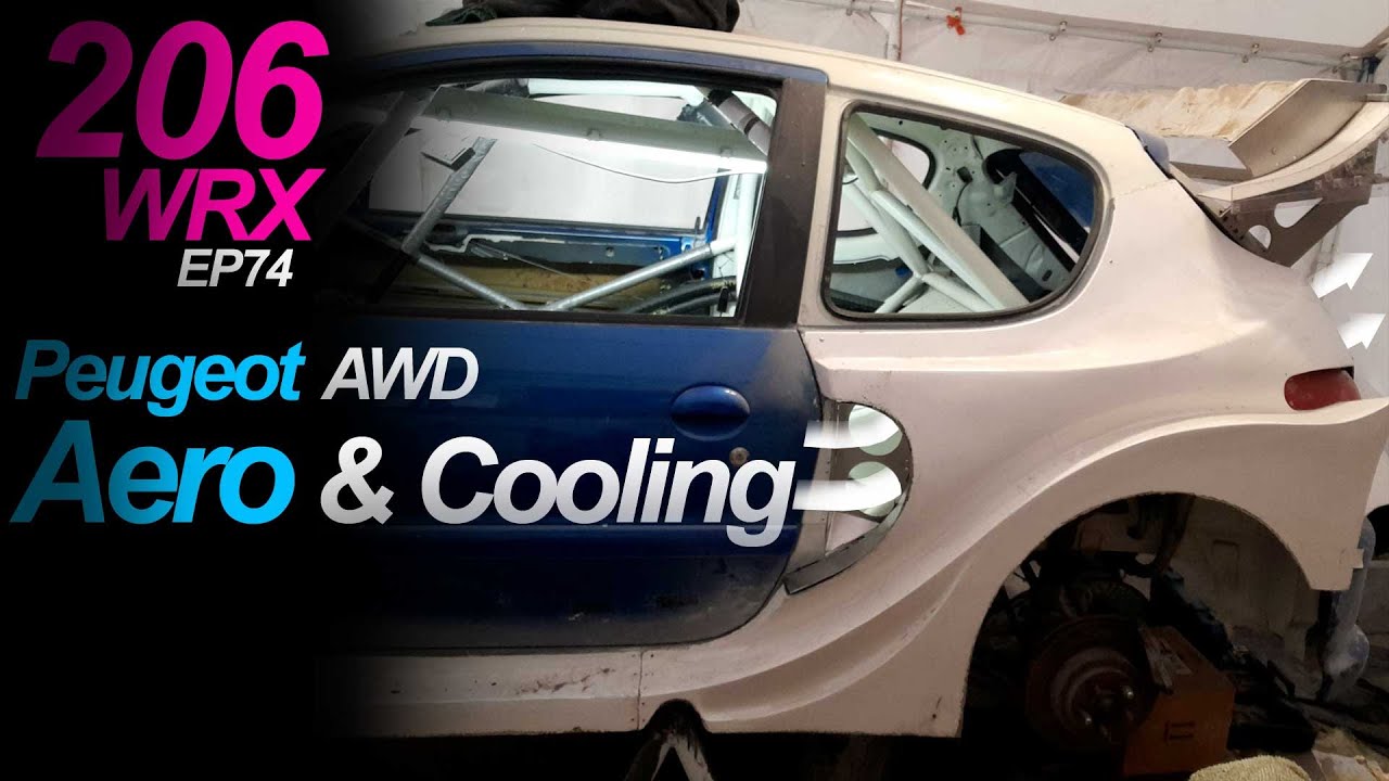 Rear Mount Radiator and Remote Water Pump! 206 WRX Ep74 - Building a Budget WRC Car #builtnotbought