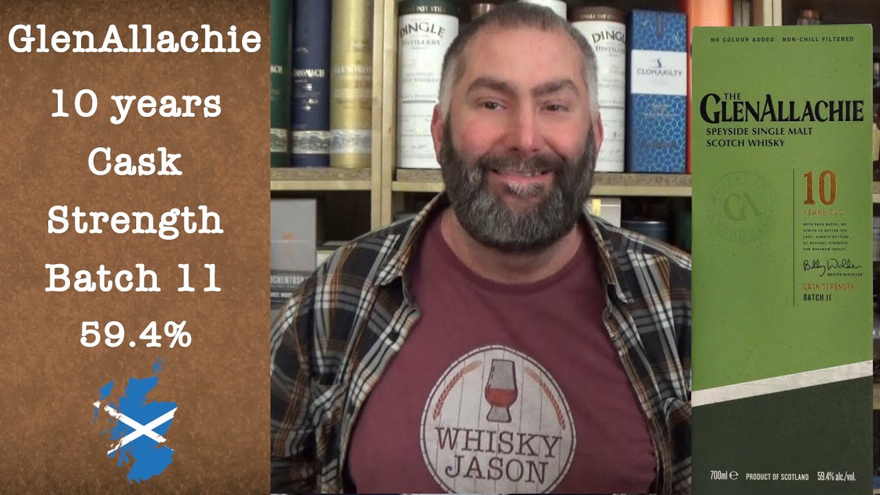 Обзор односолодового виски GlenAllachie 10 Years Cask Strength Batch 11 Speyside от WhiskyJason