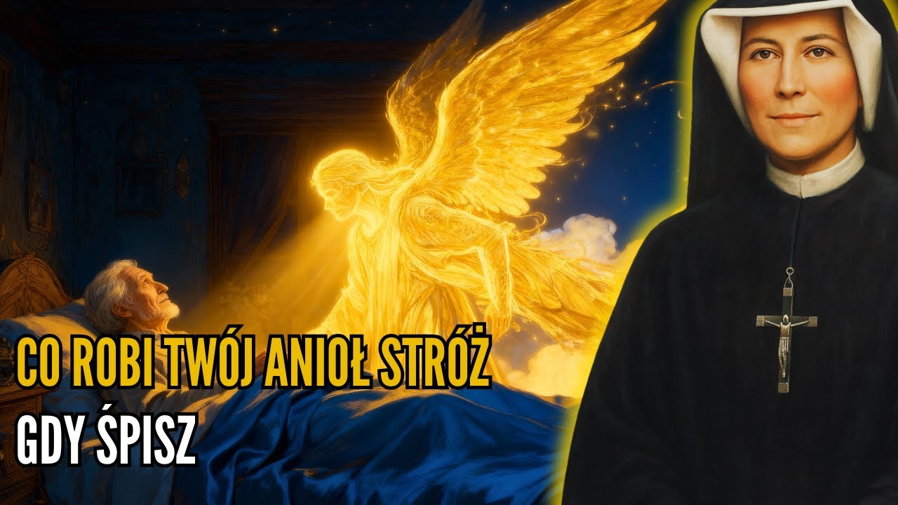 Święta Faustyna widziała, co robi twój Anioł Stróż, gdy twoja dusza odpoczywa