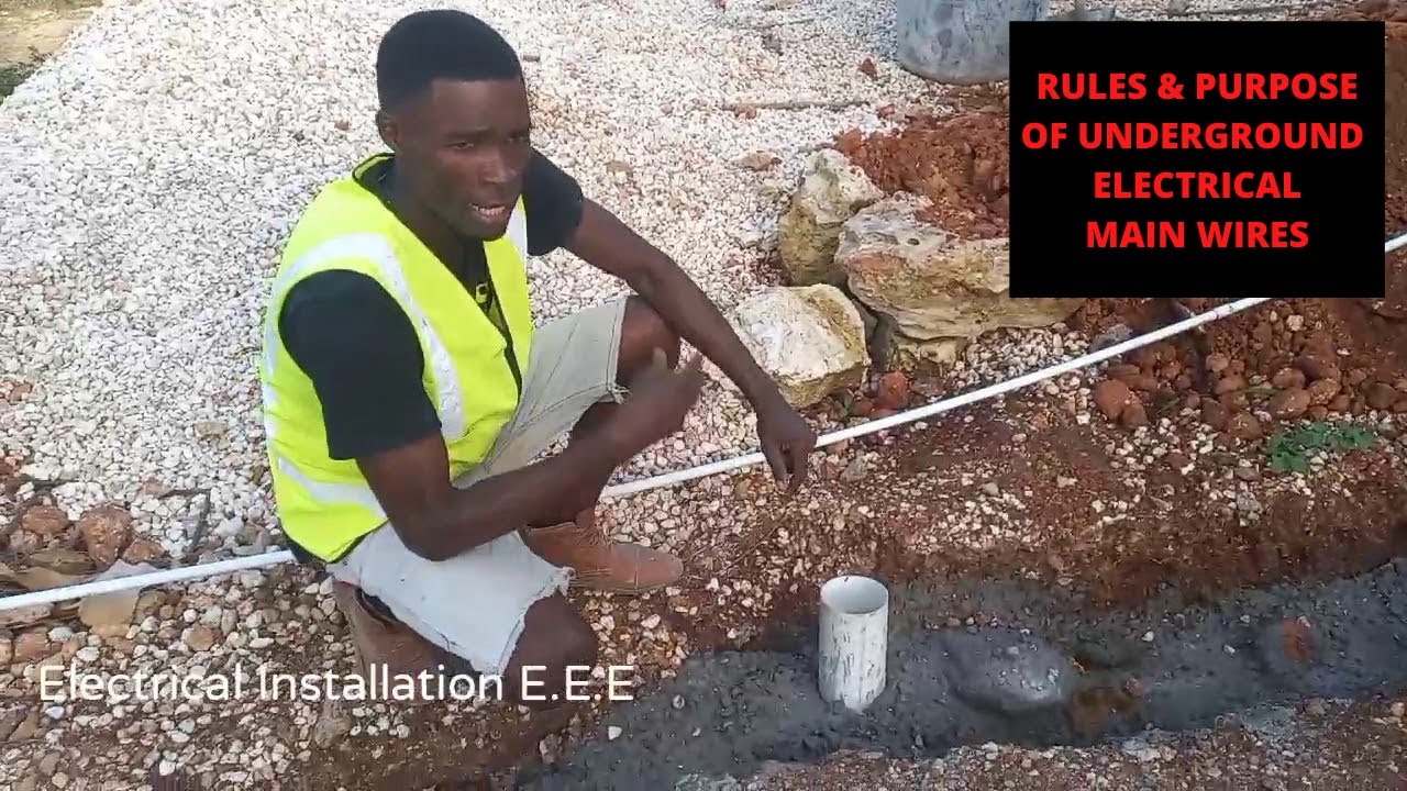HOW TO RUN UNDERGROUND ELECTRICAL MAIN WIRES TO A HOUSE !! ASK MUNDO