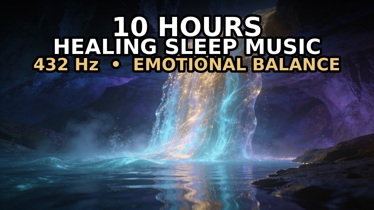 432 Hz Emotional Balance-Healing Sleep Music 10 Hours