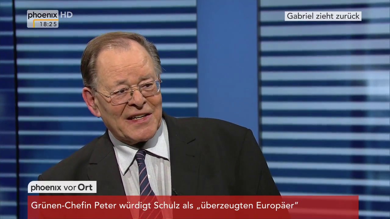 Kanzlerkandidat der SPD steht fest: Expertengespräch mit u.a. Rudolf Dreßler am 24.01.2017