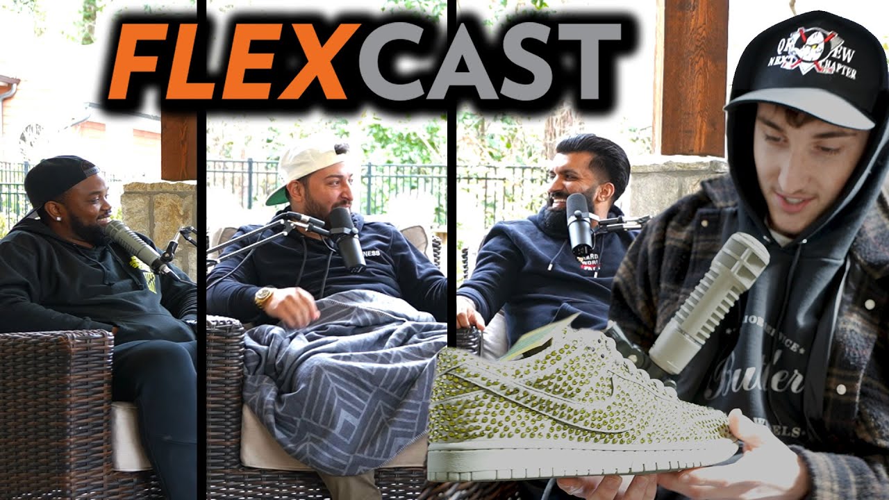 FLEXCAST 28: @HarrisonNevel BUYS $25K SHOES LIVE ON THE PODCAST