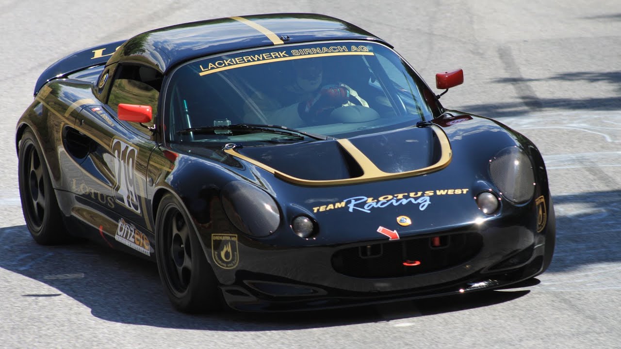 Lotus Elise at Swiss Hillclimb 2013 by Markus Bosshard