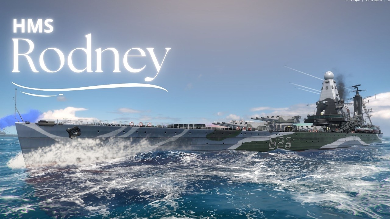 HMS Rodney - F2P Rank Battleship.. This Worth it - Modern Warships