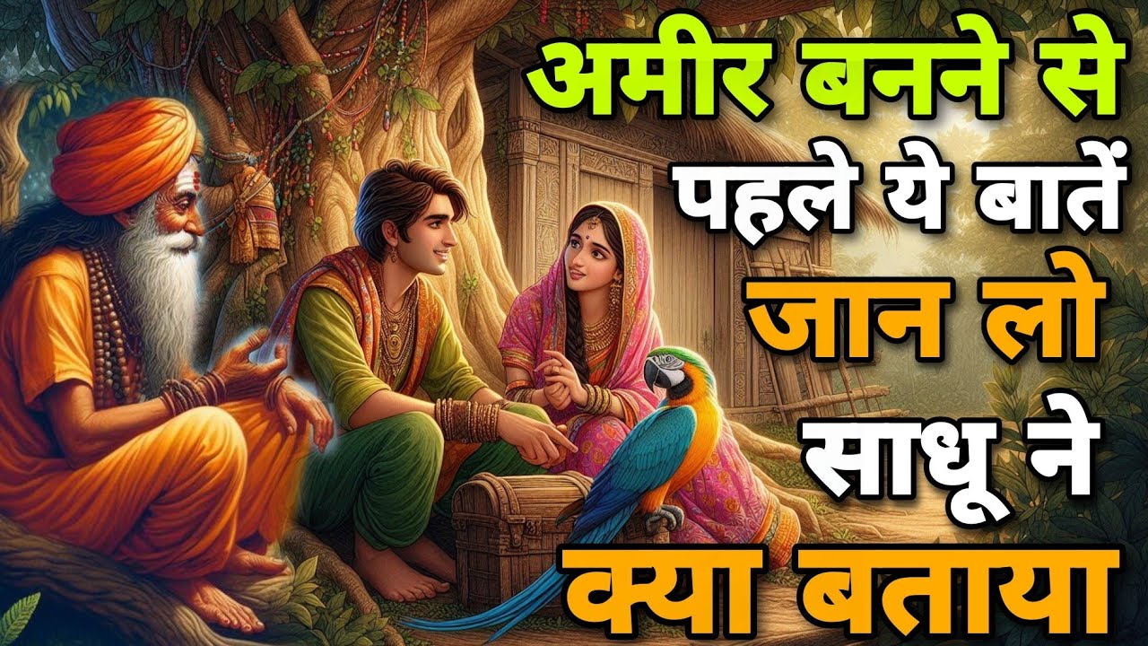 अमीर बनने से पहले जान लो साधू ने क्या बताया | Nidarinspired