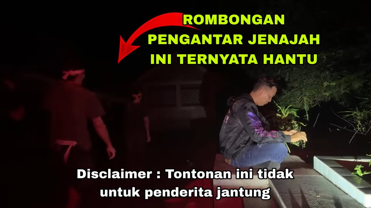 ROMBONGAN PENGANTAR JENAJAH PIKUL KERANDA, PAS DIDEKETIN TERNYATA HANTU BERBENTUK POCONG.