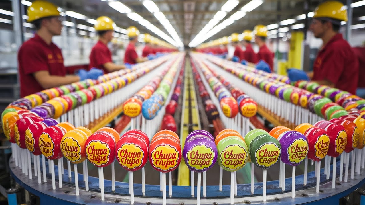 ¿Cómo se hacen los CHUPA CHUPS? 🍭 La paleta más famosa del mundo se produce en España