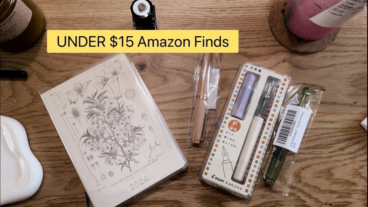 Unbox Cheap Fountain Pens Under $15 From Amazon | My Favorite Affordable Fps!
