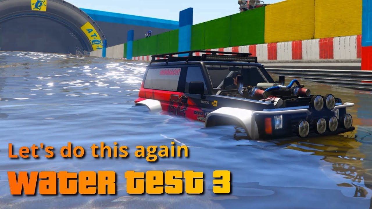 GTA V Water Resistance Test 3 | Best vehicle to cross water