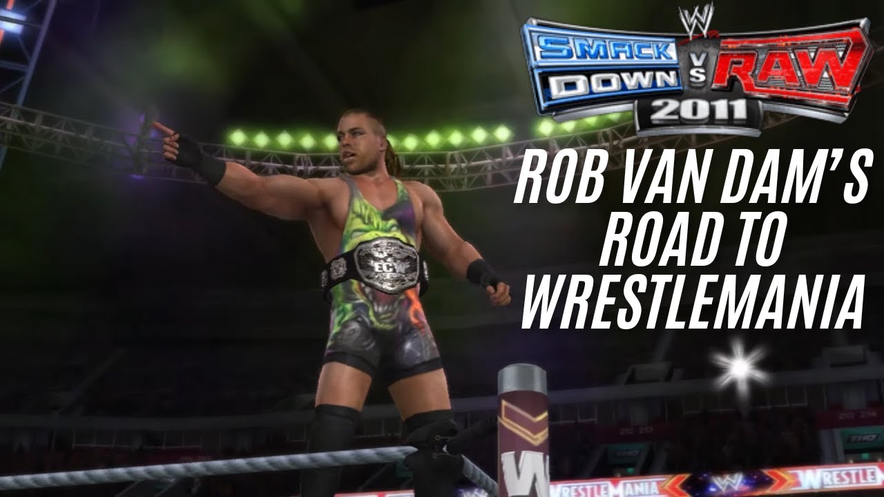 Rob Van Dam's Road to Wrestlemania | Smackdown vs Raw 2011 (1080p60fps)