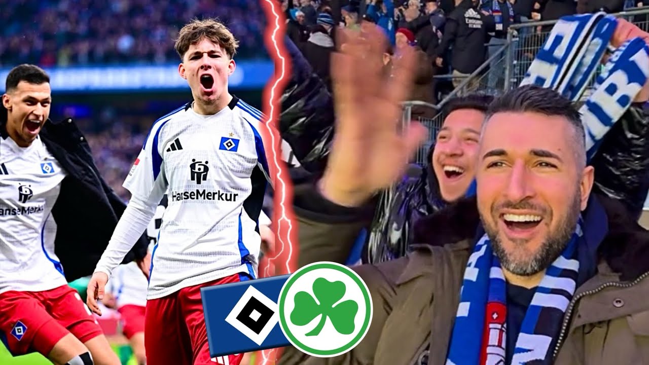 5:0! HSV im siebten Fu&szlig;ball-Himmel 😍 - HSV vs. SpVgg F&uuml;rth Stadionvlog | Bardia Barati