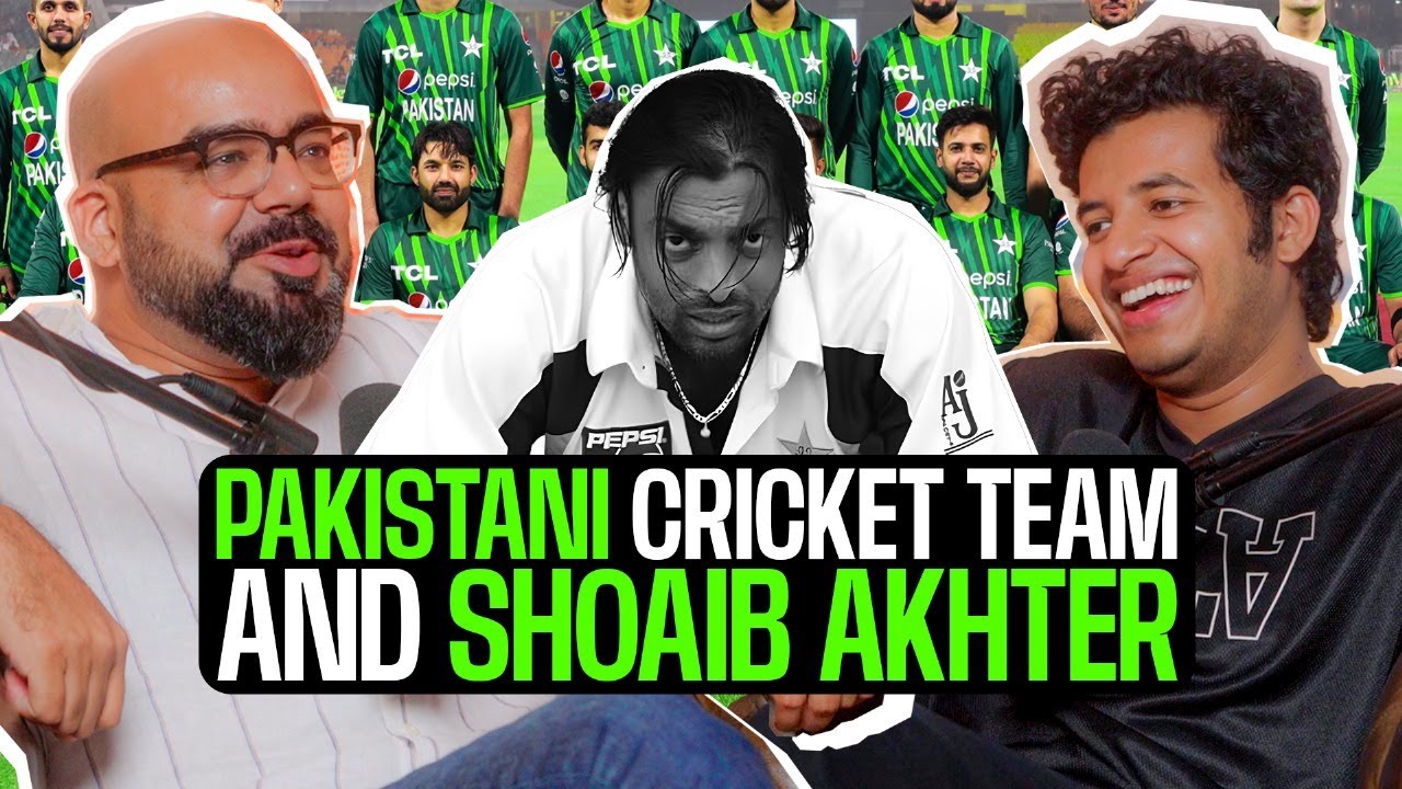 Pakistani Cricket Team & Shoaib Akhter ft. Kullu | Junaid Akram Clips