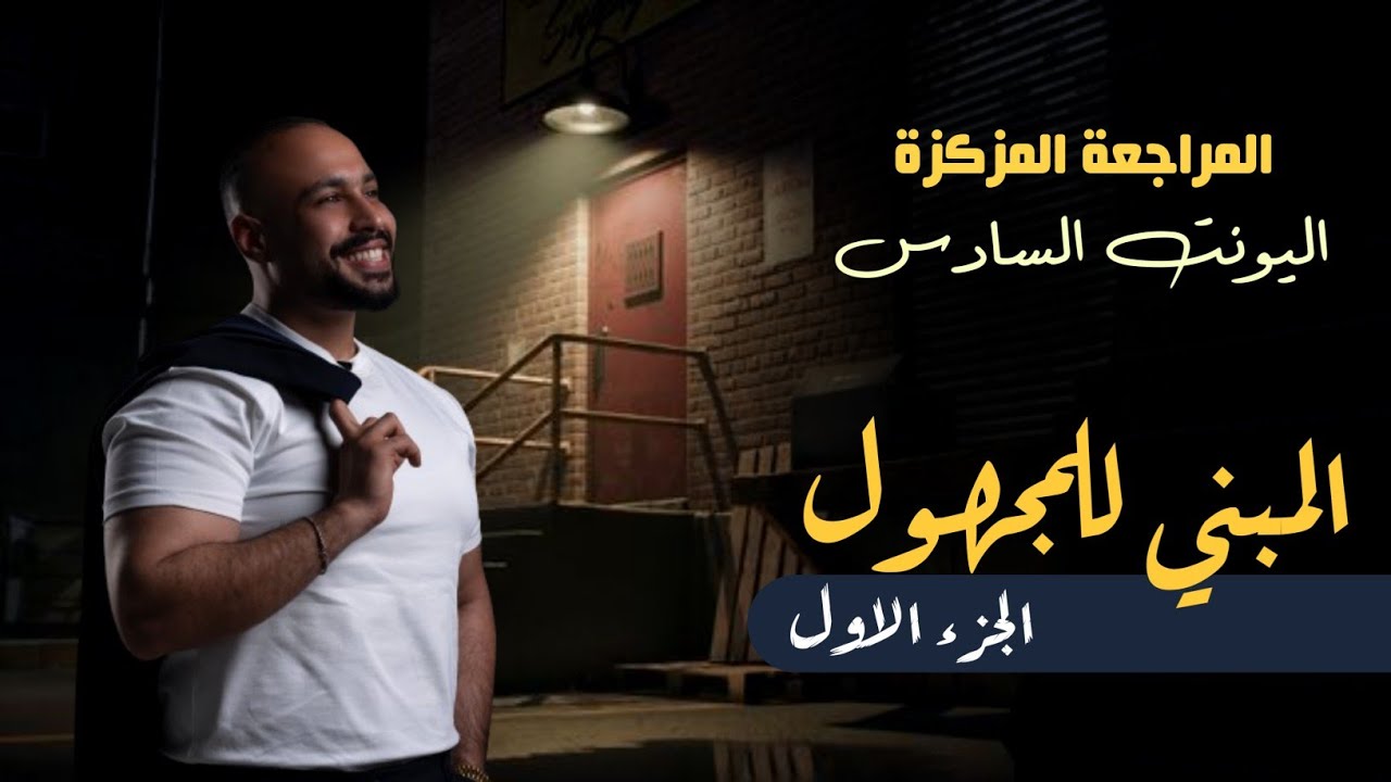 المبني للمجهول | تهكير حالات المضارع البسيط المضارع المستمر الماضي البسيط الماضي المستمر سادس اعدادي