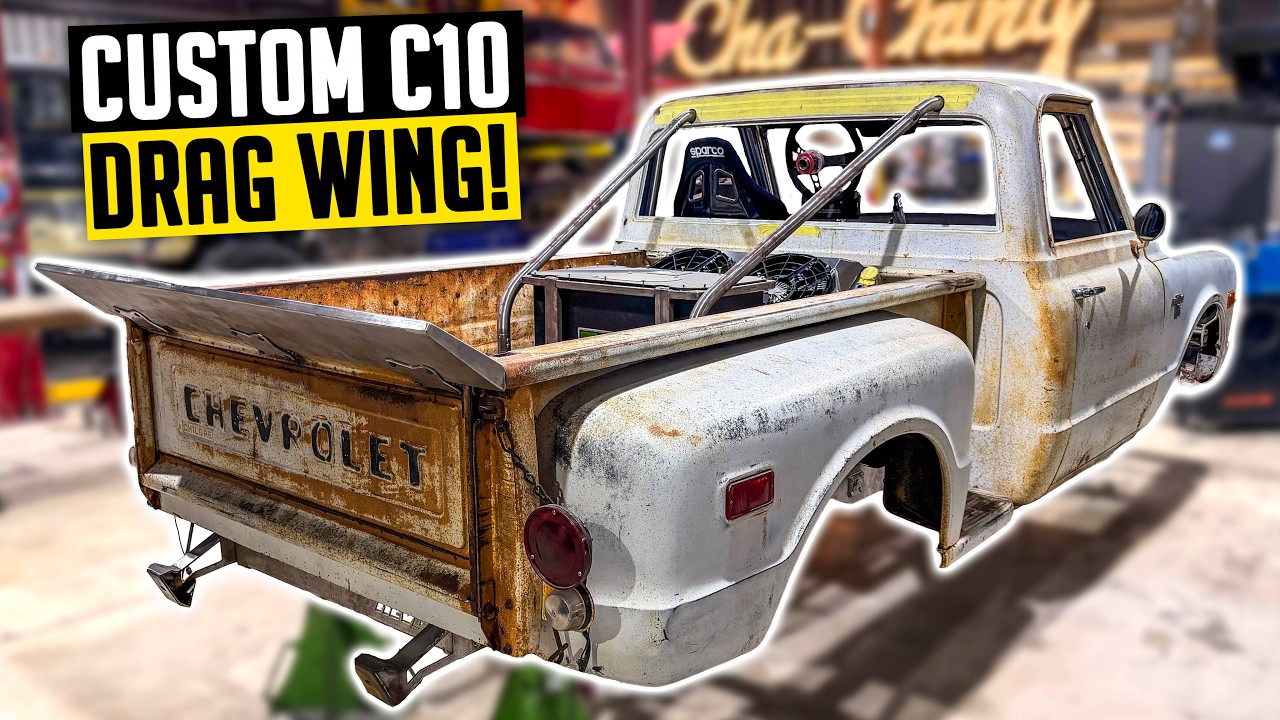Custom Wing & Bed Mounted Radiator Build for the Supercharged C10! - Burnout Truck Build Ep. 5