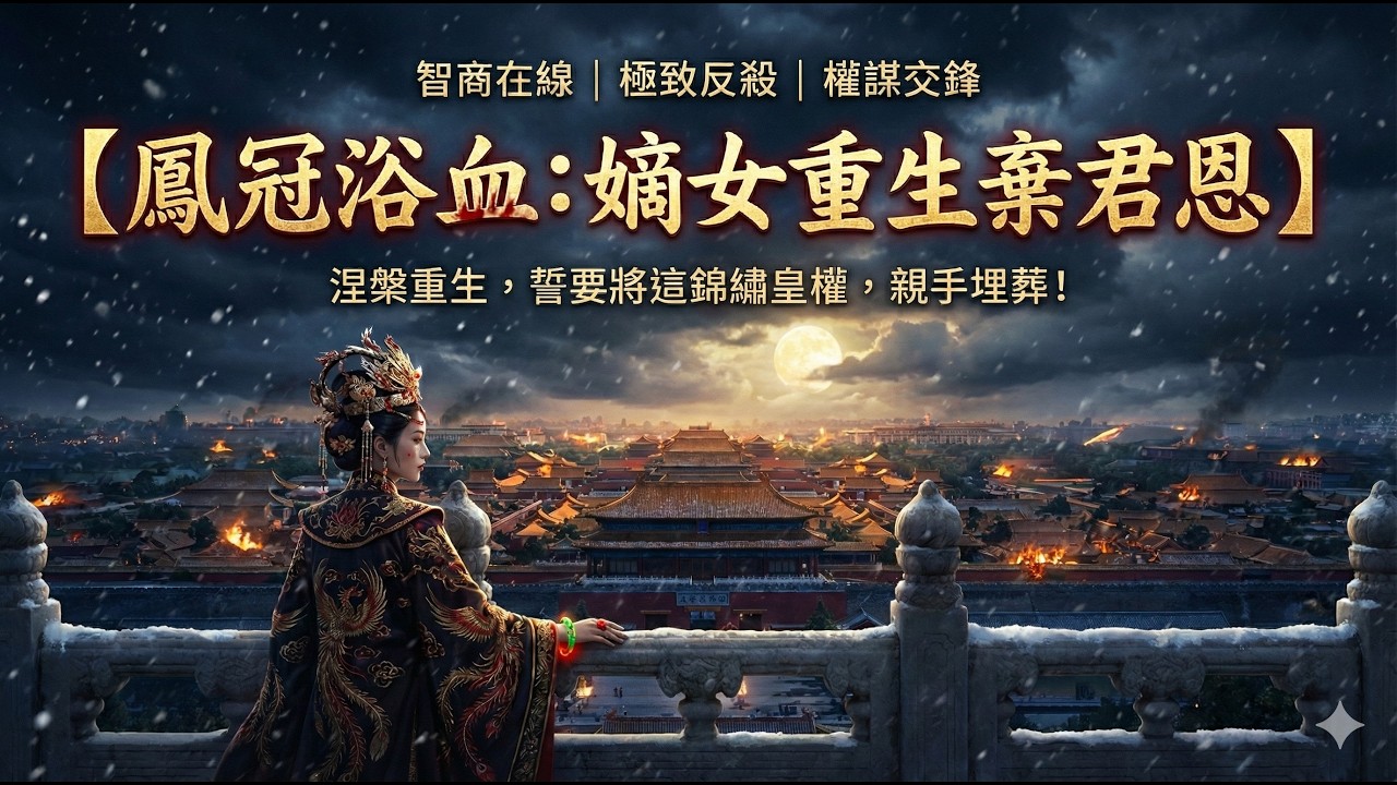 【步步驚心復仇局】被灌鶴頂紅慘死，重生回到選秀前三個月，她絕情棄愛，親手撕開這華麗後宮的血腥真相！《鳳冠浴血：嫡女重生棄君恩》#小說 #有聲小說 #小慶說書