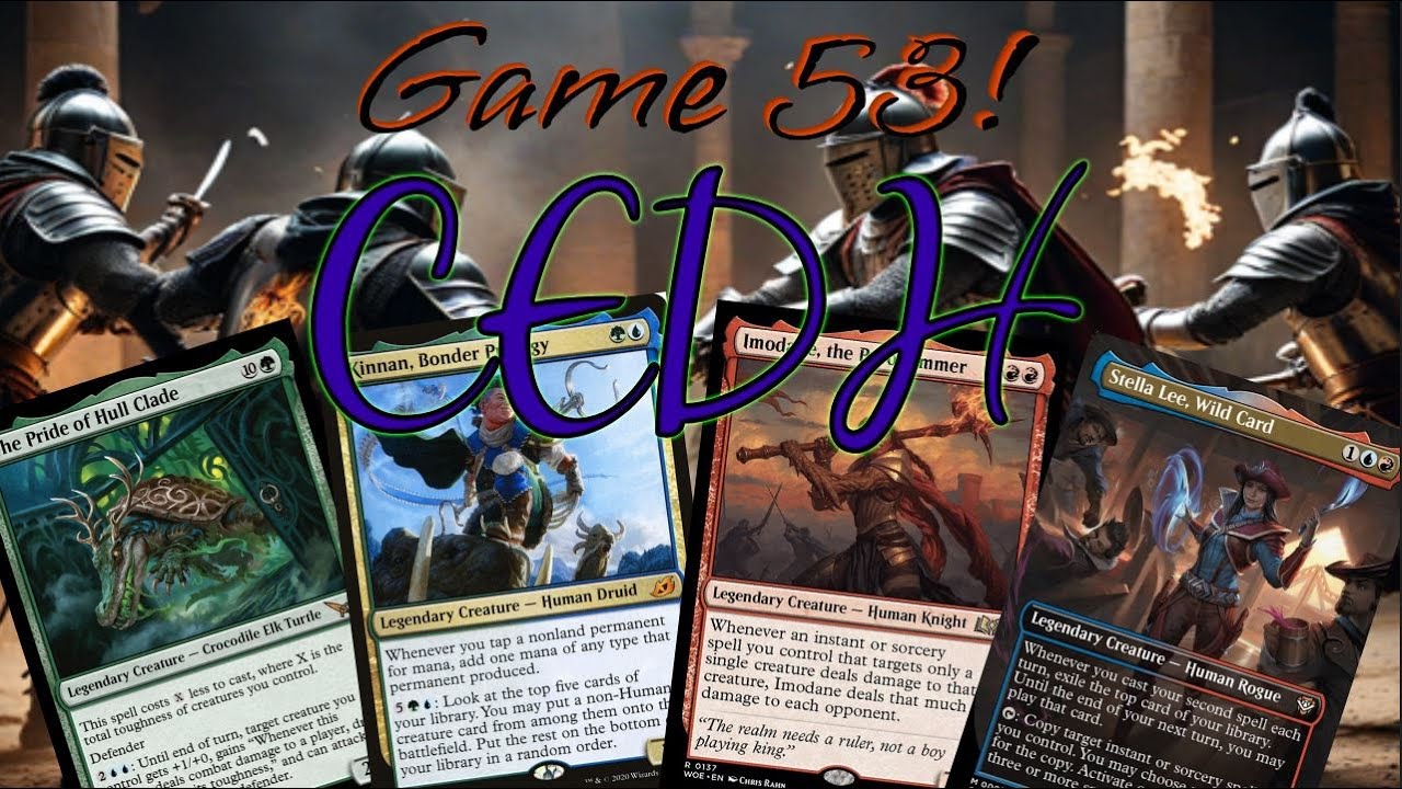 AmateurHourMTG cEDH Game #53 Pride of Hull Clade vs Kinnan vs Imodane vs Stella Lee