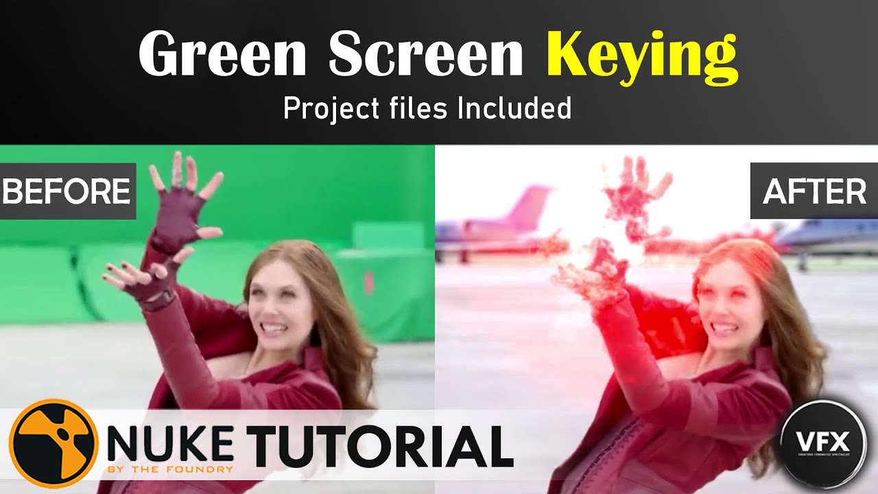 Easy Green Screen Keying | Nuke Compositing Tutorials | VisualFX_Explorers