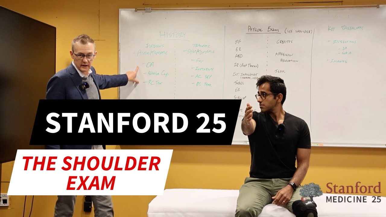 Shoulder Exam History - Stanford Orthopaedic Surgeon Explains