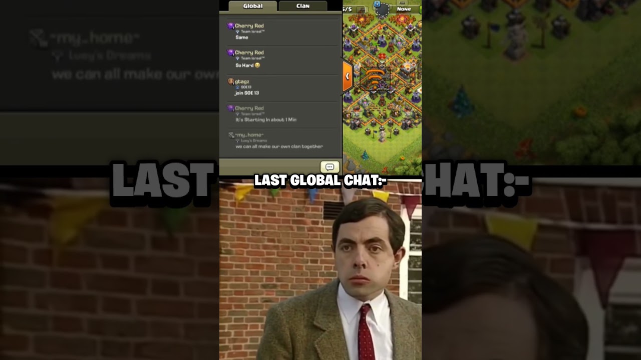 Last Video Before Global Chat Removed🥺- COC II #shorts #coc #clashofclans #gaming #viral #cocshorts