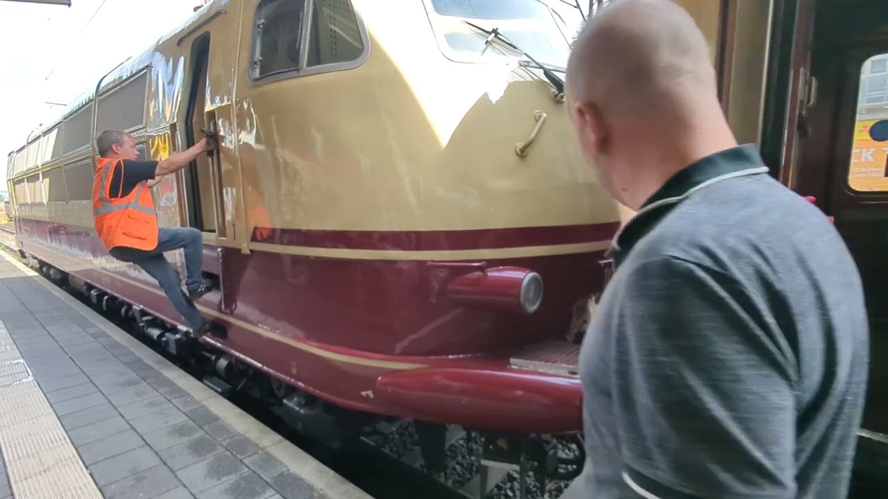 TEE in Aschaffenburg mit einer BR103