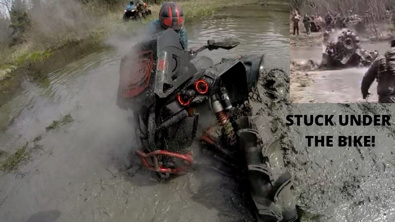 He Flipped The Bike On Himself (2021 Can Am Renegade XMR 1180r)