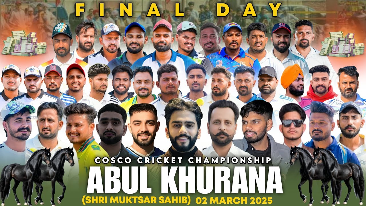 PIND ABUL KHURANA ( MUKTSAR SAHIB) WORLD CRICKET CUP !! LAST DAY