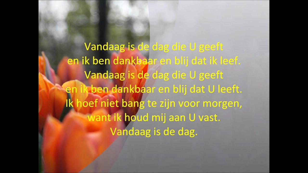 Vandaag is de dag - Opwekking 724 (met tekst)