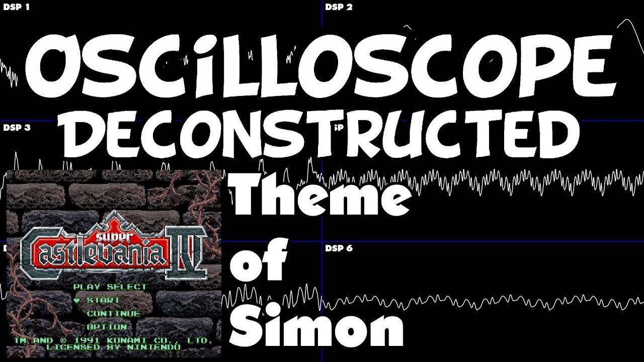 Super Castlevania IV - Theme of Simon - Oscilloscope Deconstruction