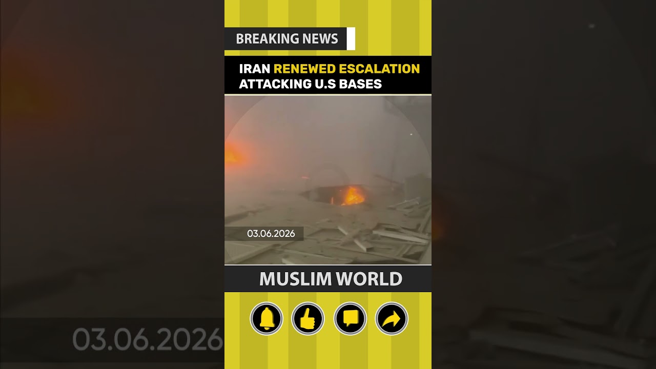 U.S. bases face renewed Iranian missile barrage #breakingnews #military #iran