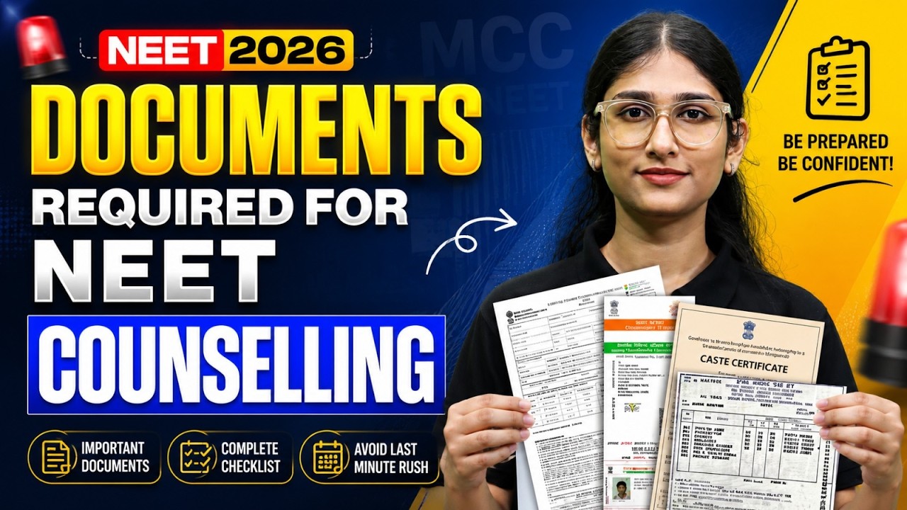 Documents Required for NEET Counselling 2026 | Re-NEET 2026 Complete Document Checklist
