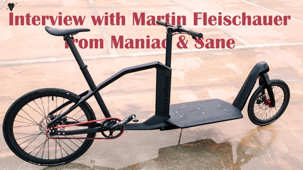 Грузовые велосипеды Maniac & Sane Carbon.