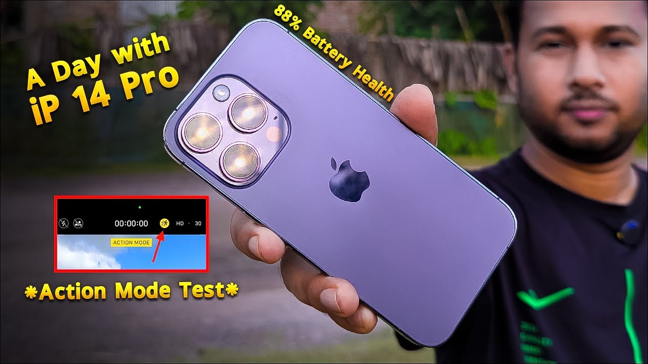 iPhone 14 Pro🔥 88% Battery Health! সারাদিন চালালাম📱 I A Day with iPhone 14 Pro I TechTalk