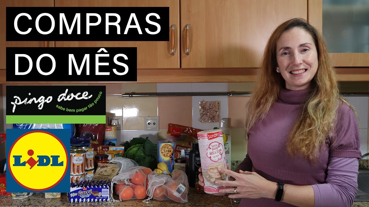 Compras do Mês de Janeiro - Lidl e Pingo Doce