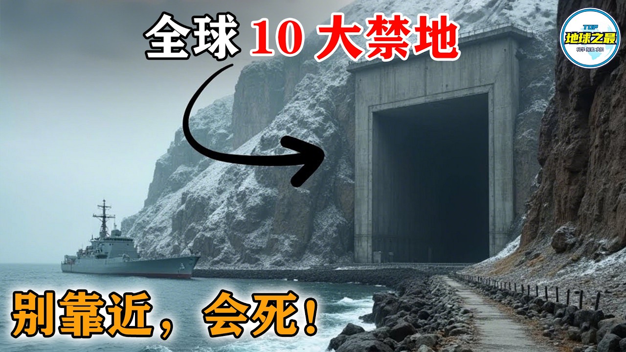 首次曝光！全球 10 大无法闯入的神秘禁地，重兵把守 + 禁飞封锁，背后的机密终于被扒出一角！丨地球之最#冷知识 #排名 #世界之最#地球之最top#禁地#最惊人的#惊人发现#top10