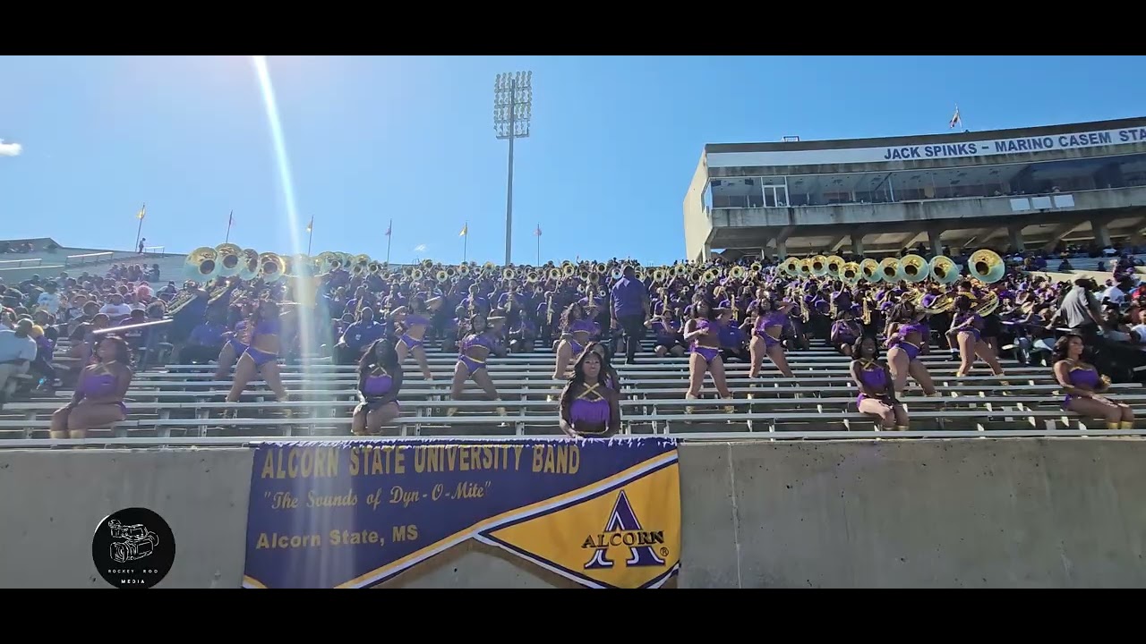 (Hoe Check) 🎶 Alcorn State 'Sounds of Dynamite Marching Band-Band-Golden Girls vs.Prairie View 2025
