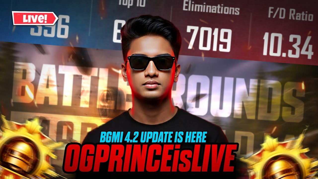 🔴 NEW UPDATE 4.2 RUSH GAMEPLAY 🔥 #bgmi #shorts #shortslive #pubg #ogprinceislive #bgmilive
