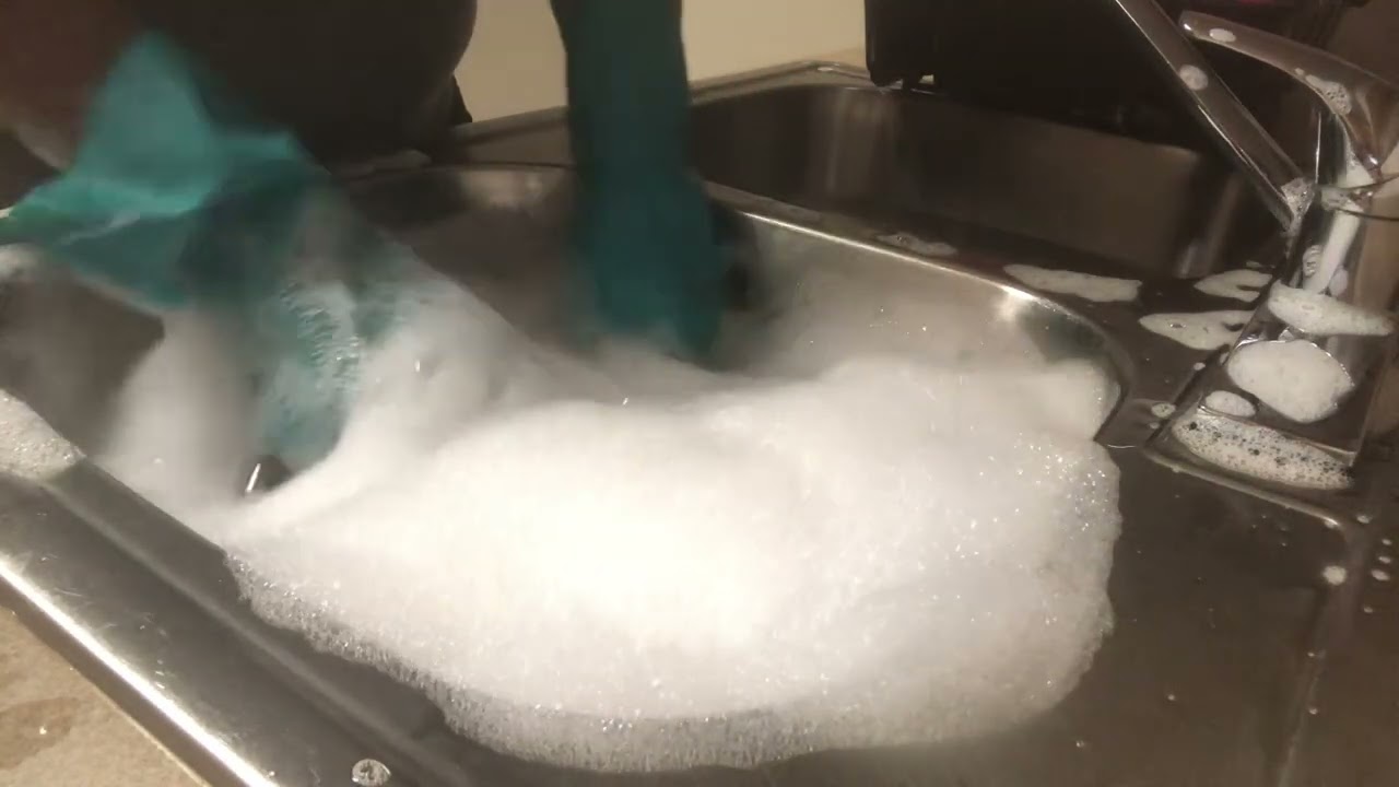 Asmr Washing Dishes(Hand Washing Dishes)No Talking!!
