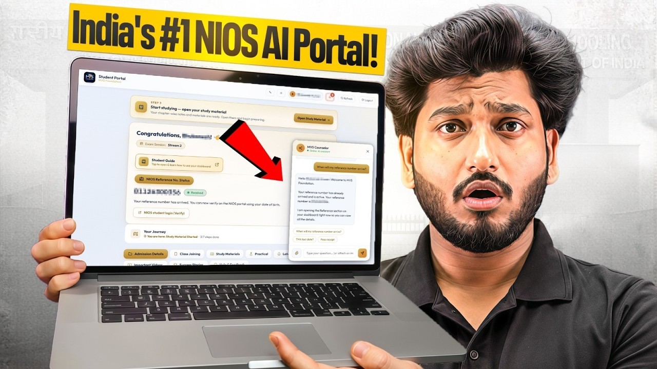 NIOS Admission 2026&ndash;27 😱 Big Update | No Fail | AI Portal